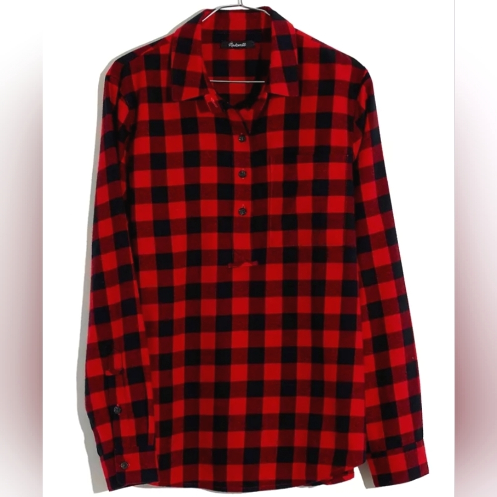 Madewell Flannel Buffalo Check Shirt